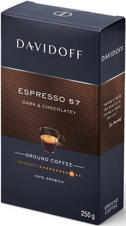 Kawa mielona Davidoff Espresso 57 Dark & Chocolatey 250 gram