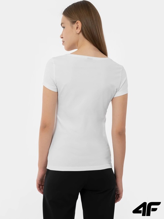 Koszulka Damska 4F T-shirt Damski Bawełniany Casual Limitowany