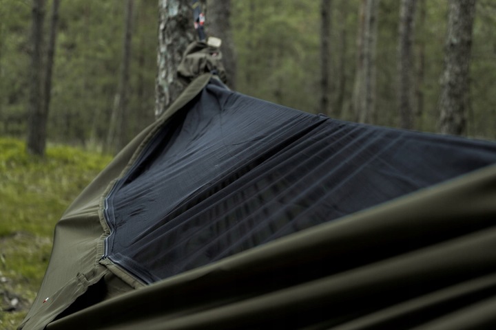 Hamak Lekki TigerWood Ważka V1 Khaki z Moskitierą