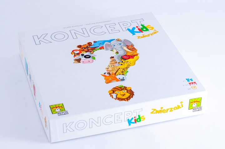 Gra planszowa Rebel Koncept Kids: Zwierzaki