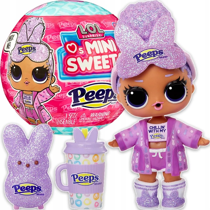 KULA LOL PEEPS LALECZKA NIESPODZIANKA COZY BUNNY WIELKANOCNA EASTER MGA 532