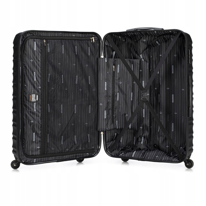 Walizka duża WITTCHEN Groove Line 56-3A-313-11 czarna