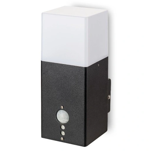 Kinkiet zewnętrzny ścienny z czujnikiem ruchu zmierzchu i zmierzchu do LED