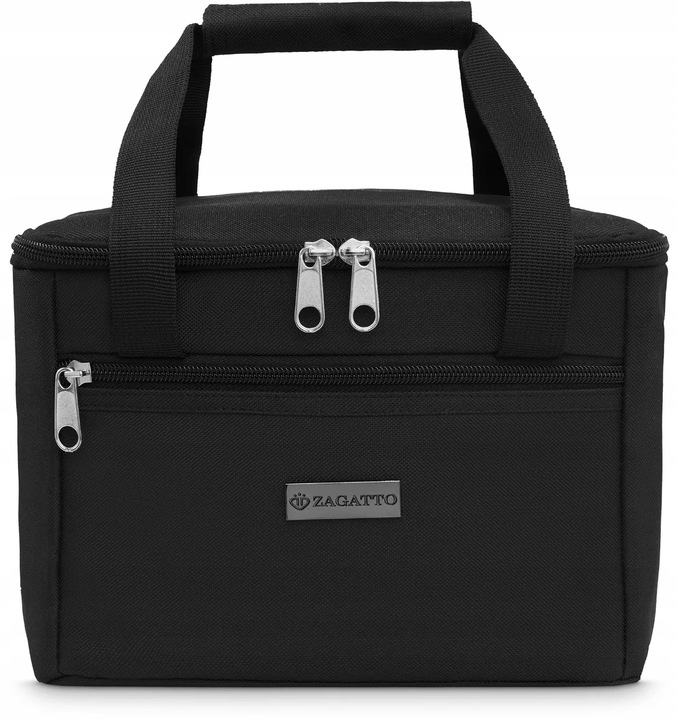 Torba termiczna na lunch box na jedzenie mała śniadaniowa na ramie ZAGATTO