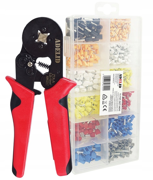 ZACISKARKA PRASKA KABLI TULEJEK KOŃCÓWEK 0,25-10