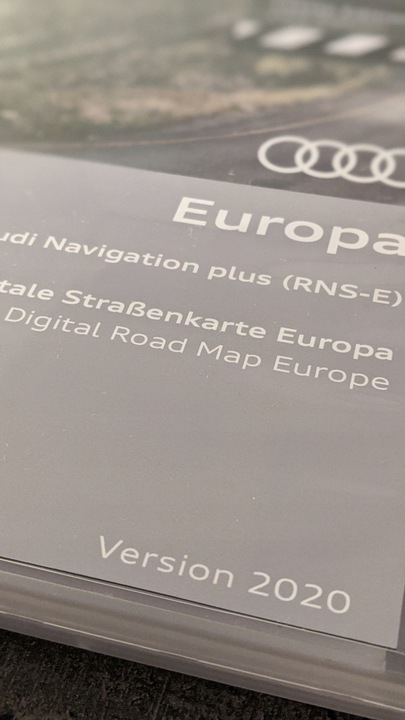 MAPA AUDI RNS-E POLSKA AUDI RNS-E 2020 A4 B6 B7 A6