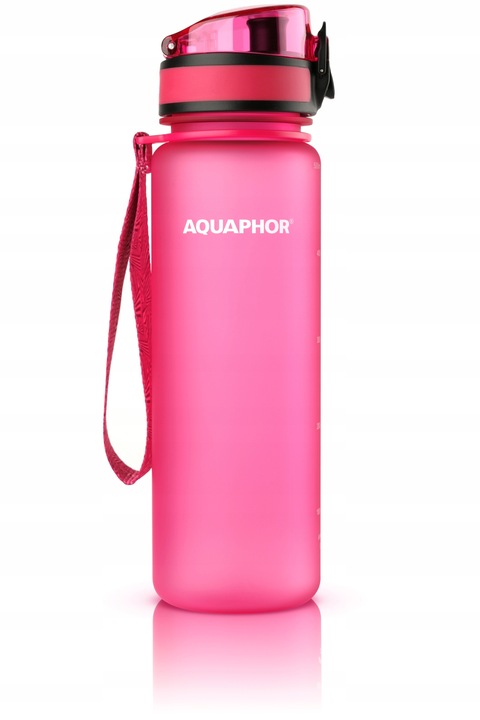 Butelka filtrująca Aquaphor City 0,5l różowa