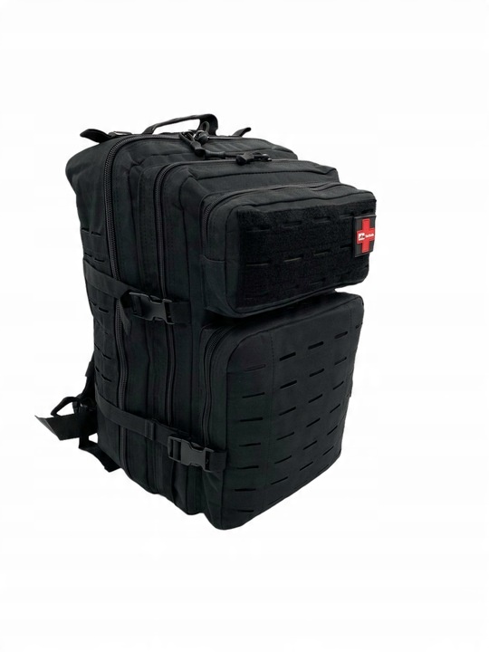 PLECAK WOJSKOWY TAKTYCZNY 45L LASER CUT CZARNY MOLLE MILITARNY TURYSTYCZNY