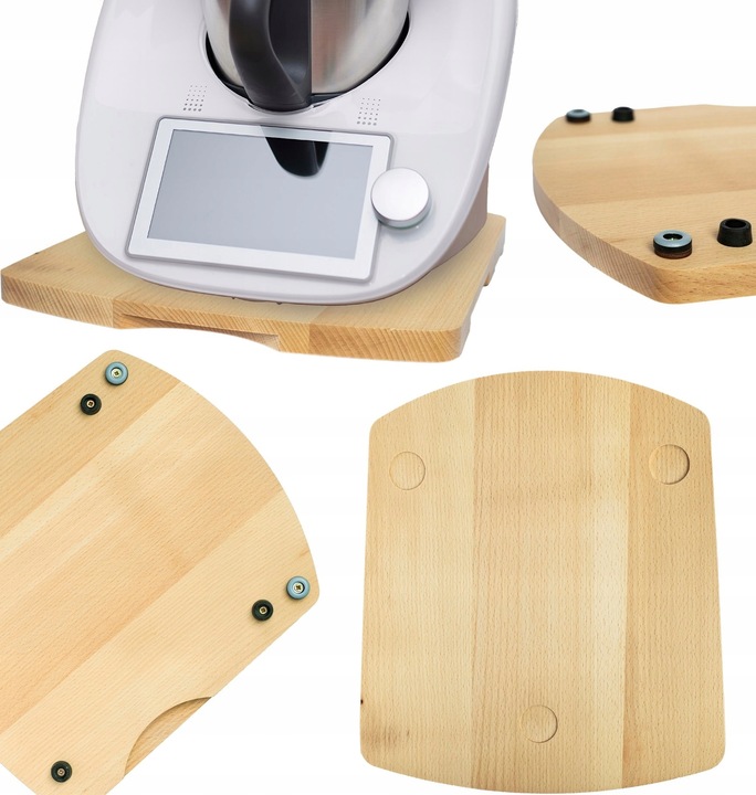 DESKA PODKŁADKA TACKA PODSTAWKA POD THERMOMIX DO TERMOMIKS TM6 TM5 BUKOWA