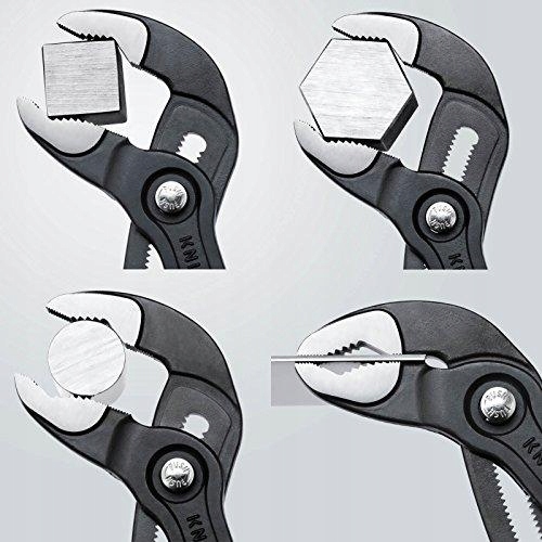 Szczypce nastawne do rur fosforanowane 250mm 87 01 250 Cobra KNIPEX