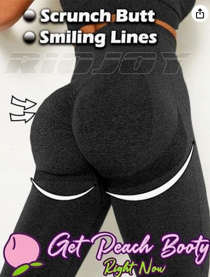 RIOJOY LEGGINSY DAMSKIE SPORTOWE PUSH UP WYSOKI STAN GRADIENT ROZMIAR M