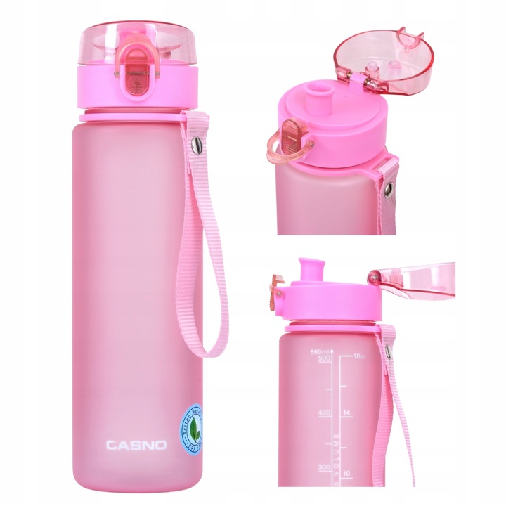 Butelka na wodę ustnik tritan BPAfree Casno 560 ml