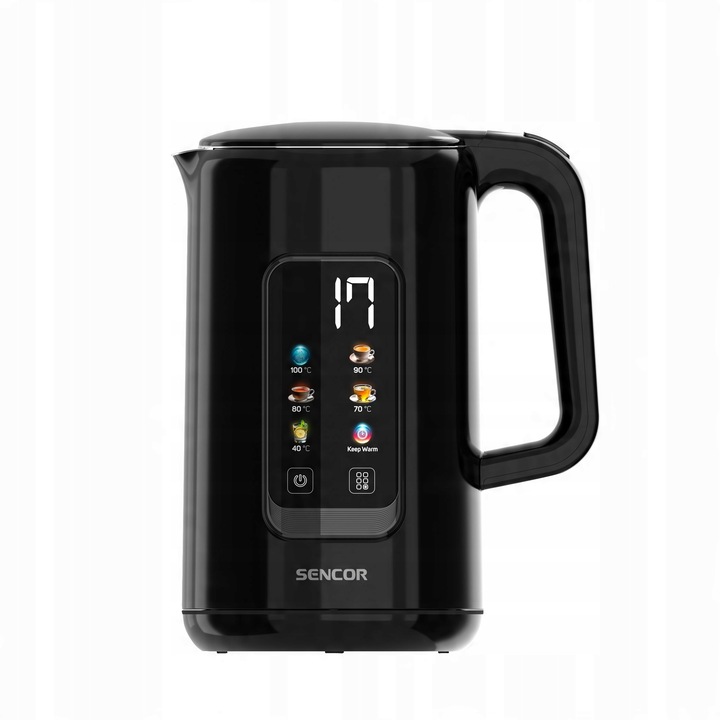 Czajnik elektryczny bezprzewodowy Sencor 2200W 1,7L LED ustawianie temp