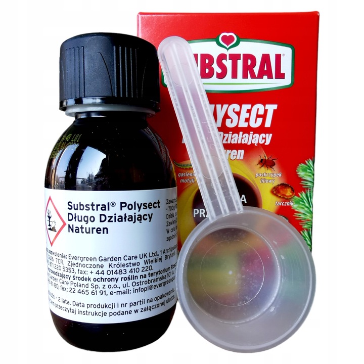 12x POLYSECT długo działający Naturen Substral 100ml na mszyce przędziorki