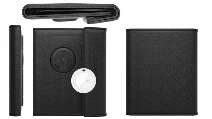 Lokalizator GPS MILI portfel podróżny z lokalizatorem MiTag APPLE IOS