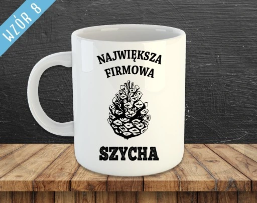 KUBEK Z NADRUKIEM DO PRACY DLA PRACOWNIKÓW ŚMIESZNE NAPISY