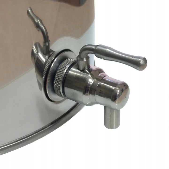 KRAN zawór kulowy STAL nierdzewna INOX gwint 1/2 cala 1/2" KRANIK do beczka