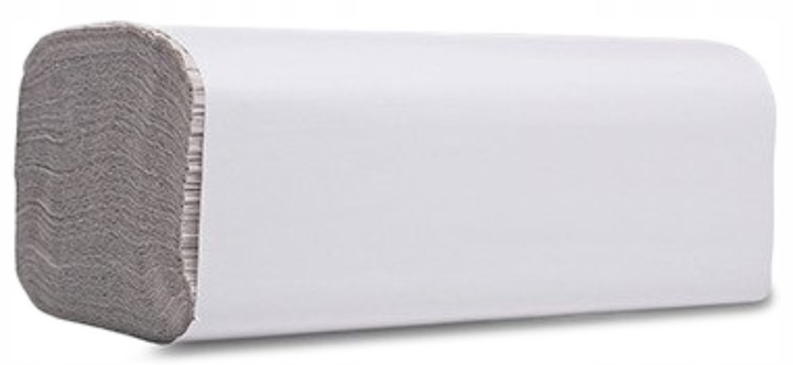 RĘCZNIKI Papierowe RĘCZNIK Papierowy SZARY ZZ 4000 LISTKÓW do podajnika