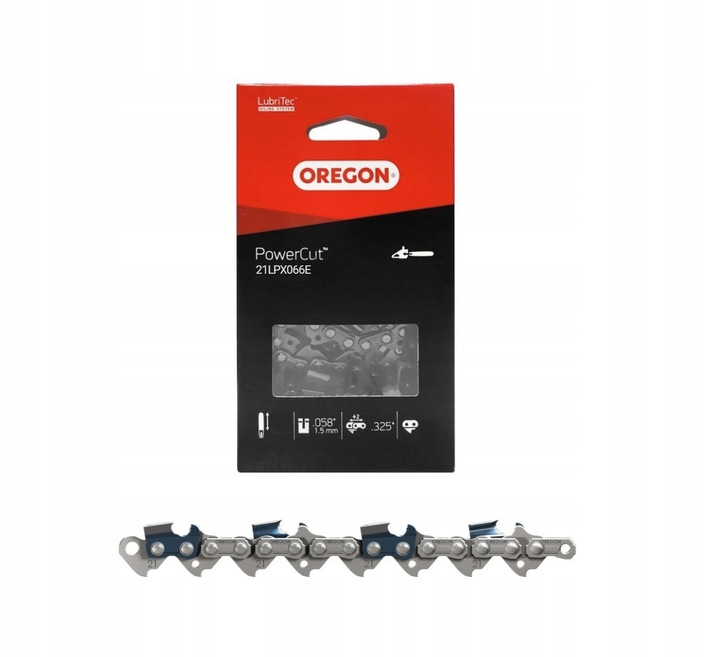 ŁAŃCUCH TNĄCY OREGON POWERCUT .325" 1,5 MM 66 OGNIWA 21LPX066E ORYGINAŁ
