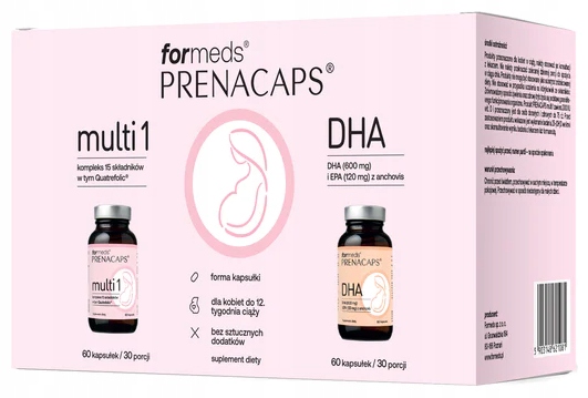ForMeds PRENACAPS MULTI 1 +DHA EPA witaminy CIĄŻA