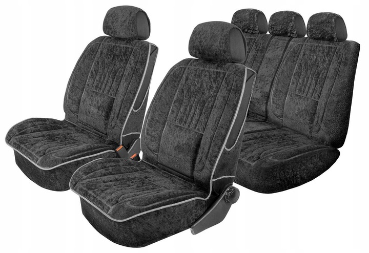 POKROWCE SAMOCHODOWE PROFILOWANE NA FOTELE GRUBE TŁOCZONE ANATOMICZNE