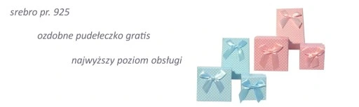 Krzyż krzyżyk opleciony srebrny komplet łańcuszek kulkowy srebro 925