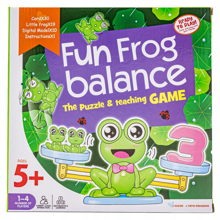 Gra Edukacyjna Waga Szalkowa Żaba Nauka Liczenia