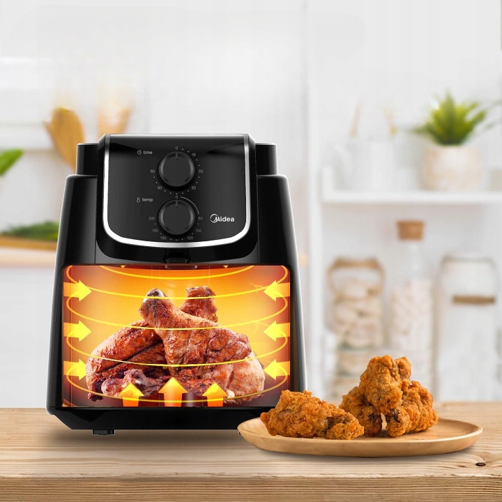 Frytkownica beztłuszczowa Midea MF-TN40D2 1500W 4L 35-200*C Timer 60min 8w1