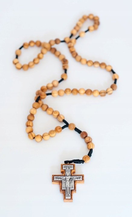 KORONKA FRANCISZKAŃSKA/SERAFICKA DO 7 RADOŚCI MARYI/7 dziesiątek/50 cm