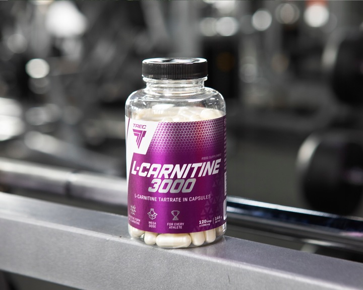 TREC NUTRITION L-CARNITINE 3000 - WIELOZADANIOWE KAPSUŁKI, REDUKCJA TKANKI