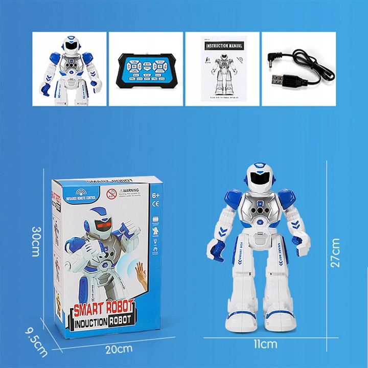 ROBOT Z PROGRAMOWANIEM ZDALNIE STEROWANY INTUICYJNE STEROWANIE NA PILOT