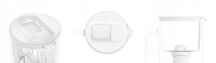 SZKLANY DZBANEK WESSPER D2 BOROSILICATE AQUACLASSIC 3l + 1x Filtr Wkład