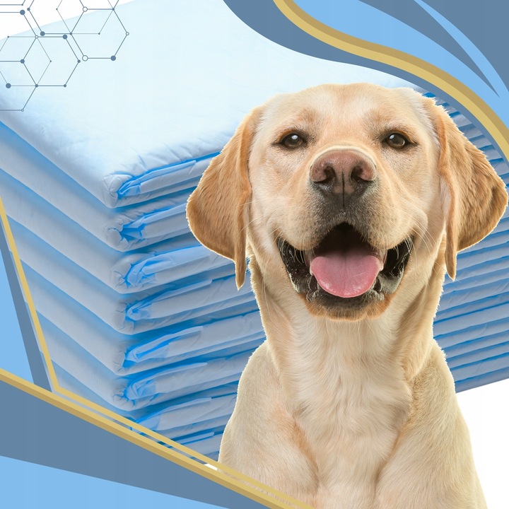 PODKŁADY HIGIENICZNE CHŁONNE MATY DLA PSA DO SIKANIA GRUBE 60x45cm 100 SZT