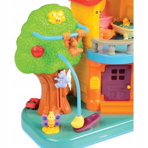 Odkrywczy Domek zabawka interaktywna edukacyjna dla dzieci 12m+, Dumel