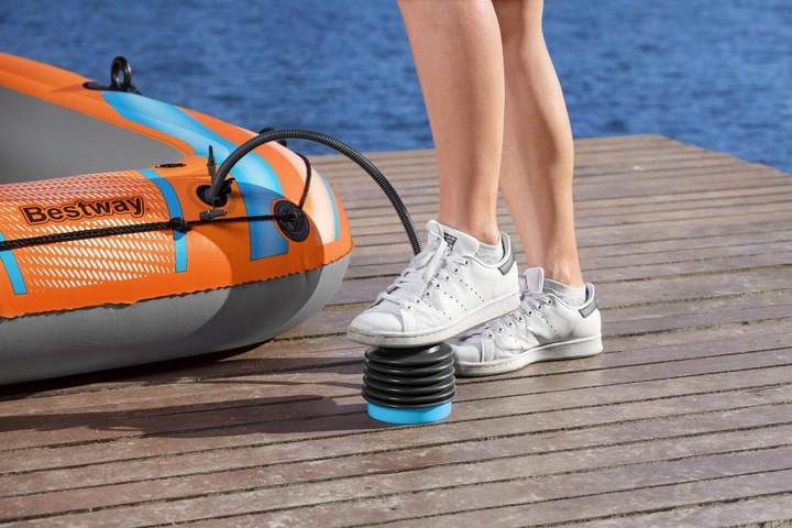 PONTON 2os DMUCHANY 188x98 KONDOR ELITE 2000 BESTWAY 61141 + WIOSŁA POMPKA