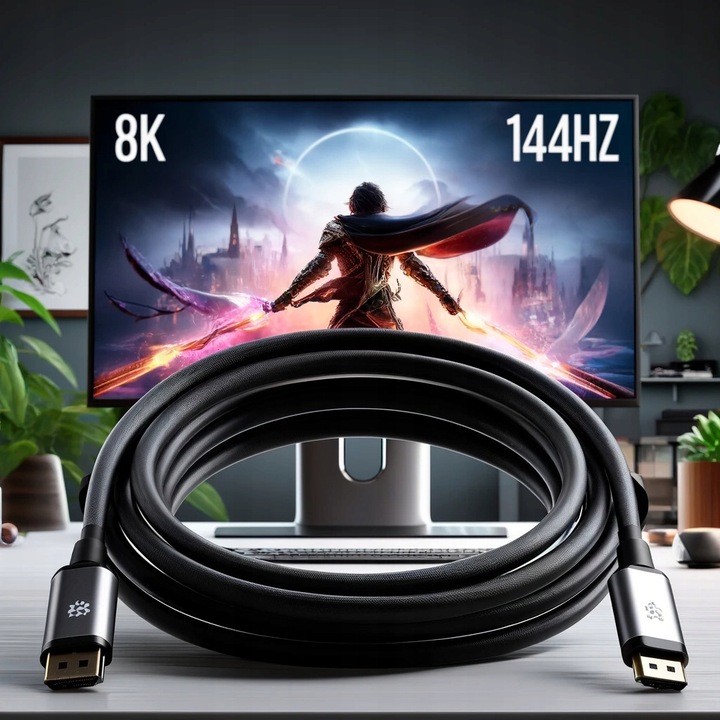 CO2 KABEL MINI DISPLAYPORT 1.4 PRZEWÓD DO MONITORA MINI DP - DP 8K 60HZ 1M