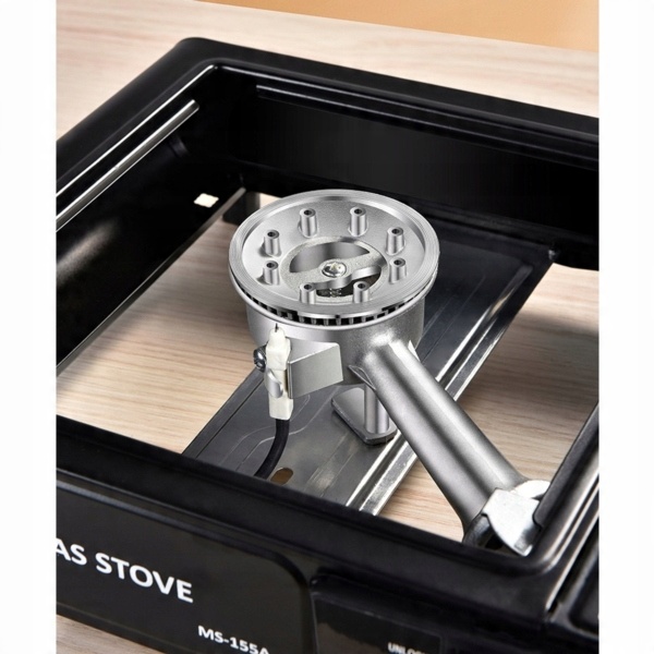 Kuchenka turystyczna gazowa 2w1 z reduktorem na butle walizka iskrownik