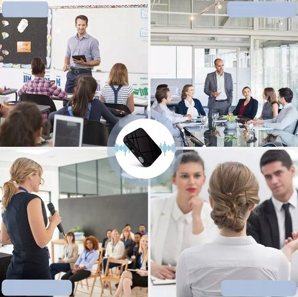 Mini dyktafon szpiegowski 50h nagrań detekcja głosu 16GB prosta obsługa