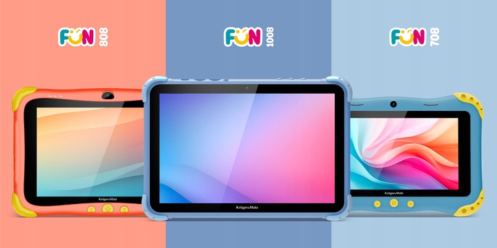 Tablet dla dzieci edukacyjny Kruger&Matz 8" FUN 808 3/32GB WiFi Android 13