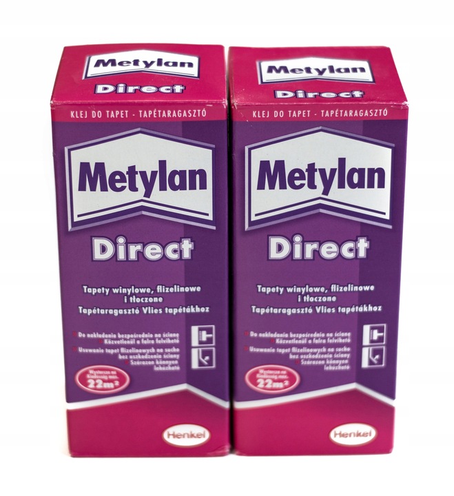 Klej do tapet na podkładzie flizelinowym, na flizelinie Metylan Direct 400g