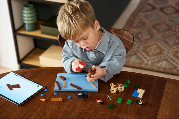 LEGO MINECRAFT 21259 Statek Piracki Figurki Wielbłąd Zestaw Klocki + Torba