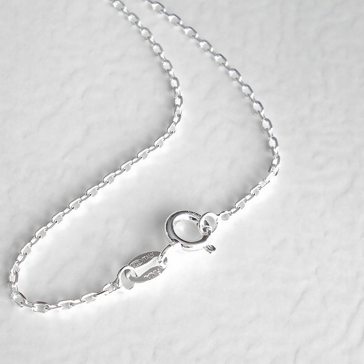 Łańcuszek ANKIER srebro pr. 925 do Zawieszek Krzyżyków | 55 cm x 1,5 mm