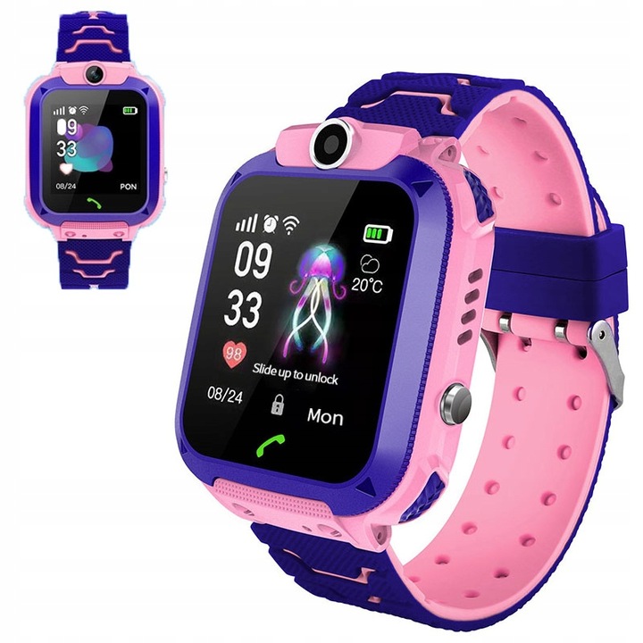 Wodoodporny zegarek dla dzieci z śledzeniem i funkcją głosową