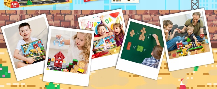 KLOCKI MAGNETYCZNE 3D KLOCKI SZEŚCIANY DLA DZIECI Z 4 KLOCKI LED - 2x138szt