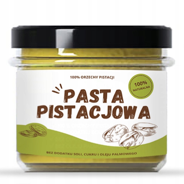 PASTA PISTACJOWA Krem z pistacji Vitafarm 100% naturalna 200g