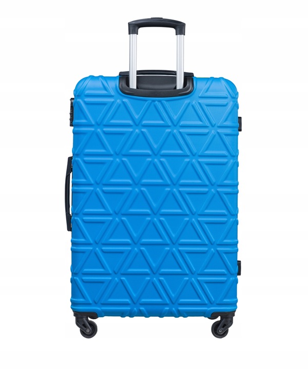 Walizka Duża Podróżna Na Kółkach Twarda ABS PUCCINI Niebieska ABS018A7