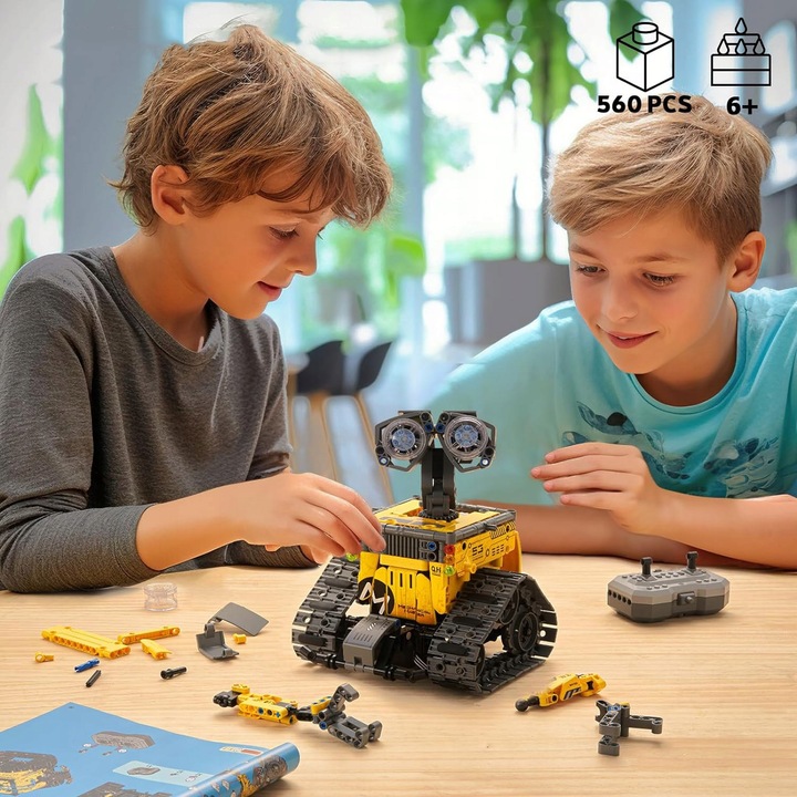 PROGRAMOWALNY ROBOT 4w1 ZESTAW APP I PILOT ZDALNE STEROWANIE LED