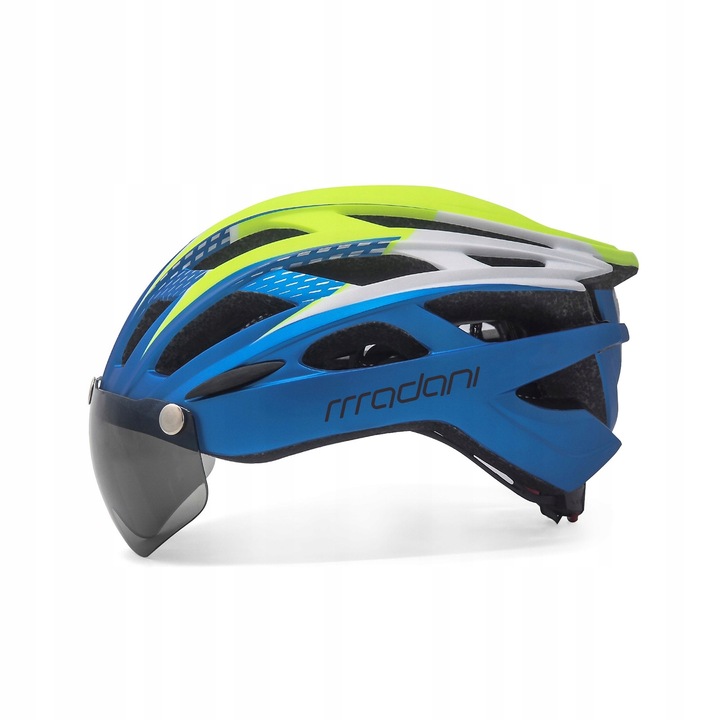 Kask rowerowy z szybą HT19 - madani
