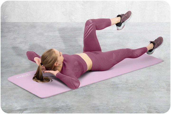 DUŻA MATA DO ĆWICZEŃ JOGI YOGA FITNESS GRUBA