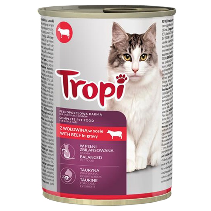 MOKRA KARMA PUSZKI DLA KOTA MIX SMAKÓW 24X415G